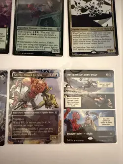 MTG Marvel's Spider-Man Lot Of 6 Cards, UC, M, Rare’s, And x3 Foils - Image 4