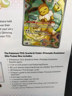 Pokemon Prismatic Evolutions Elite Trainer Box Sealed ETB TCG Pokemon Cards - Image 3