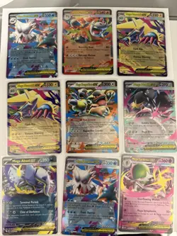 Pokemon Mega Evolution Lot 9 Cards Pack Fresh Mega Ex’s Mega Kangashkan 104 - Image 1