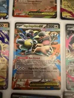 Pokemon Mega Evolution Lot 9 Cards Pack Fresh Mega Ex’s Mega Kangashkan 104 - Image 2