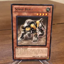 Yugioh Scrap Beast Rare 1st Edition Card DREV-EN021 TCG Konami Tuner - Image 1