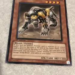 Yugioh Scrap Beast Rare 1st Edition Card DREV-EN021 TCG Konami Tuner - Image 4