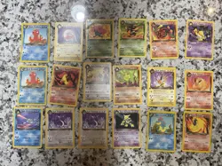 Pokemon Lot 18 Dark Edition Cards Team Rocket 1st Edition Charmeleon Alakazam - Image 2