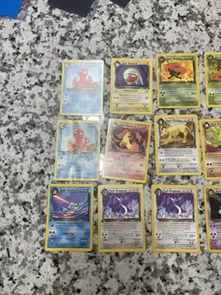 Pokemon Lot 18 Dark Edition Cards Team Rocket 1st Edition Charmeleon Alakazam - Image 3