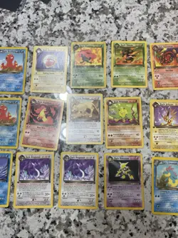Pokemon Lot 18 Dark Edition Cards Team Rocket 1st Edition Charmeleon Alakazam - Image 4