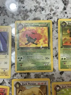 Pokemon Lot 18 Dark Edition Cards Team Rocket 1st Edition Charmeleon Alakazam - Image 5