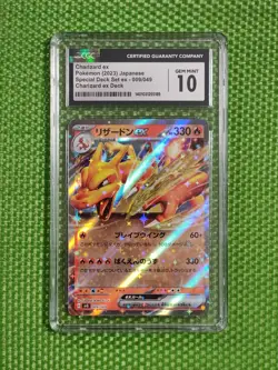 Charizard ex Special Deck Set ex 009/049 Pokemon Card (2023) CGC GEM MINT 10 🔥 - Image 1