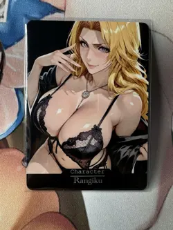 Rangiku Bleach Goddess Story Waifu Anime Custom Card - Image 1