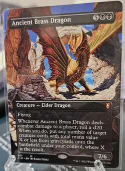 Ancient Brass Dragon (Borderless) - Battle for Baldur's Gate (NM/M) - Image 3