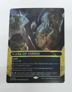 Plaza of Heroes (0033) (Borderless) M Edge of Eternities: Stellar Sights 33 FOIL - Image 1