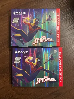 Magic The Gathering Marvel’s Spider-Man Collector Booster Omega Sealed. 2- Boxes - Image 1