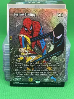 Leyline Binding (Borderless) - FOIL - M Marvel Universe Eternal-Legal 2 - MTG - Image 1