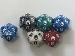 mtg spindown dice - Black Lotus spindown - all 5 Darksteel dice spindowns - Image 2