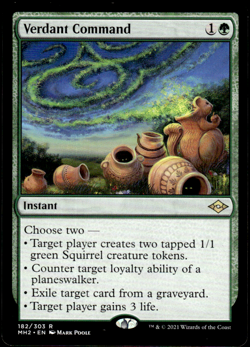 Magic the Gathering -MTG- Verdant Command - Image 1