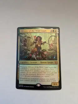 FOIL NM MTG Ellivere of the Wild Court 002 MTG Commander WOC Mythic - Image 1