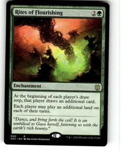 Rites of Flourishing Commander: Zendikar Rising Regular MTG NM - Image 1