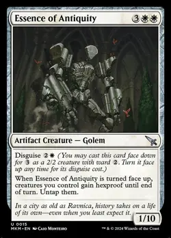 Essence of Antiquity , Murders at Karlov Manor , #15 MTG Uncommon - Image 1
