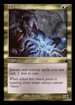 1x Goblin Electromancer -- Retro Frame NM-Mint, English Ravnica Remastered MTG M - Image 1