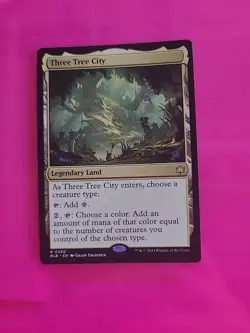 MTG BLB #260 Three Tree City Bloomburrow Regular - Image 1