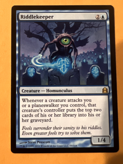 MTG Riddlekeeper Commander 59/318 2011 Regular Rare NM+ - Image 1