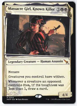 Massacre Girl, Known Killer (Showcase) M Murders at Karlov Manor 344 NM - Image 1