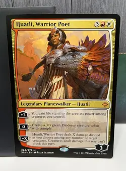 MTG - Huatli, Warrior Poet (XLN) - Near Mint Foil #224 - Image 1