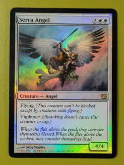 FOIL Serra Angel x1 Ninth Edition 9th 1x Magic the Gathering MTG - Image 1