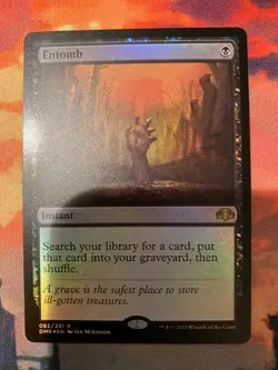 MTG Dominaria Remastered Entomb Foil - Image 1