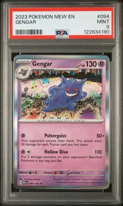 Gengar 094 Pokemon Mew En-151 PSA 9 - Image 1