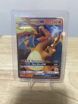 Pokemon TCG Charizard GX Holo Ultra Rare Card Hidden Fates 9/68 - Image 1