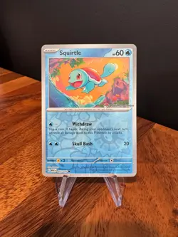 Squirtle - 007/165 - Pokemon Center Exclusive Promo - Reverse Holo - NM/M - Image 1