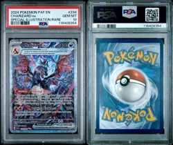 Pokemon Charizard EX 234/091 Scarlet Violet Paldean Fates PSA 10 - Image 3