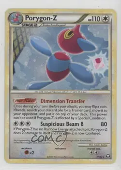Porygon-Z Pokemon HeartGold & SoulSilver Triumphant #7 2010 - Image 1