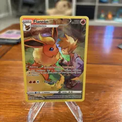 2022 Pokemon Sword Shield Brilliant Stars Flareon TG01 /TG30 Full Art Holo Rare - Image 1