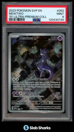 2023 POKEMON SV BSP - SVP EN #052 MEWTWO 151 ULTRA PREMIUM COLLECTION PSA 9 - Image 1