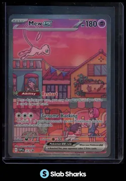 2023 POKEMON SV BLACK STAR PROMOS - SVP EN #053 MEW EX 151 ULTRA PREM COLLECTION - Image 1
