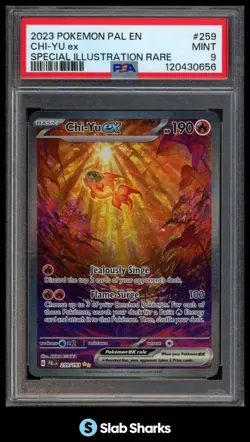 2023 POKEMON PALDEA EVOLVED #259/193 CHI-YU EX SPECIAL ILLUSTRATION RARE PSA 9 - Image 1