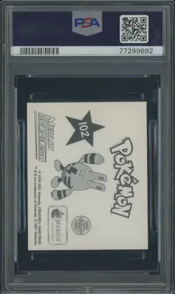 2001 Pokemon Merlin Pokemon 3 #102 Lugia Prism PSA 8 NM-MT - Image 2