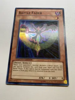Yugioh Battle Fader Super Rare Limited Edition CT07-EN009 HP - Image 1