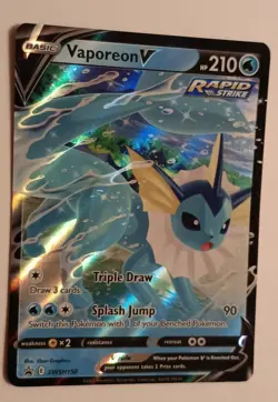 Vaporeon V - SWSH150 - Ultra Rare - SWSH Black Star Promo - Pokemon TCG Card - Image 1
