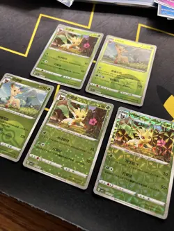Leafeon 0701 0702 0704 0705 0707 NM -Chinese Pokemon Card- Gem Pack Vol 2 (6q) - Image 5