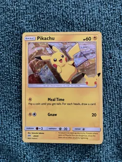 Pikachu 25/25 - McDonald's 25th Anniversary Promo Holo Pokemon Card - Image 3