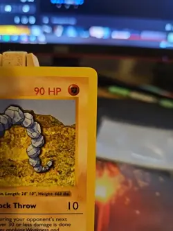 Pokemon TCG Onix Base Set Shadowless Common Card 56/102 NM Clean! - Image 3