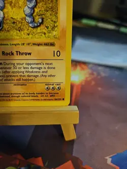 Pokemon TCG Onix Base Set Shadowless Common Card 56/102 NM Clean! - Image 4