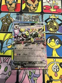 Umbreon ex 060/131 Prismatic Evolutions Sealed Promo Pokemon Trading Card Game - Image 1