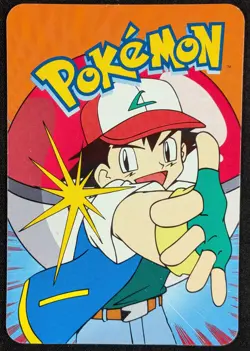 Pikachu Holo Prism Vending Machine Pokemon Sticker Card (NM) - Image 2