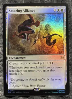 MTG Marvel’s Spider-Man Amazing Alliance Foil Rare. #0002 - Image 1