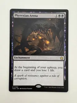 Phyrexian Arena MTG Magic the Gathering Card NM Near Mint FDN - Image 1