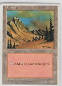 Mountain (C) MTG Core Set 4th Edition Regular - Image 1