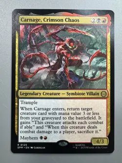 Carnage, Crimson Chaos | #0125 | R | Marvel's Spider-Man MTG - Image 1